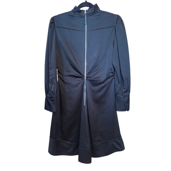 A.L.C. Garrison Satin Dress Black Size 8 - Picture 3 of 7